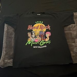 1993 Hard Rock Cafe Mardi Gras Shirt